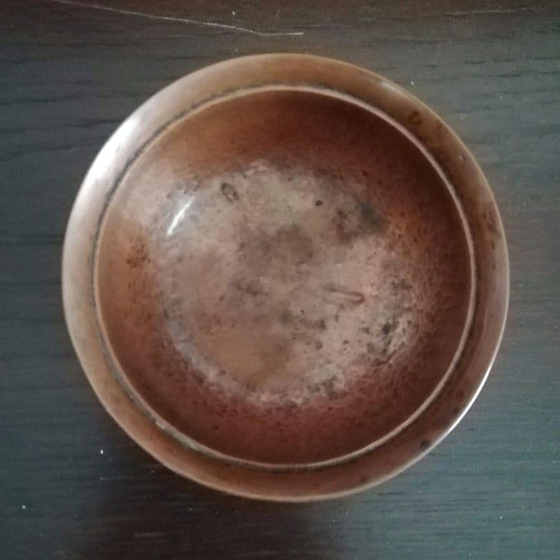 逸品 玉川堂 鎚起銅器 兎図紋 香炉 花活け 灰皿 和骨董 アンティーク