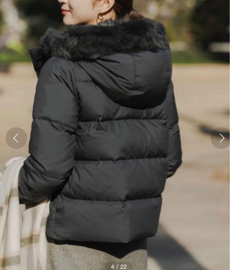 URBAN RESEARCH ラビットフードストレッチショートダウン - メルカリ