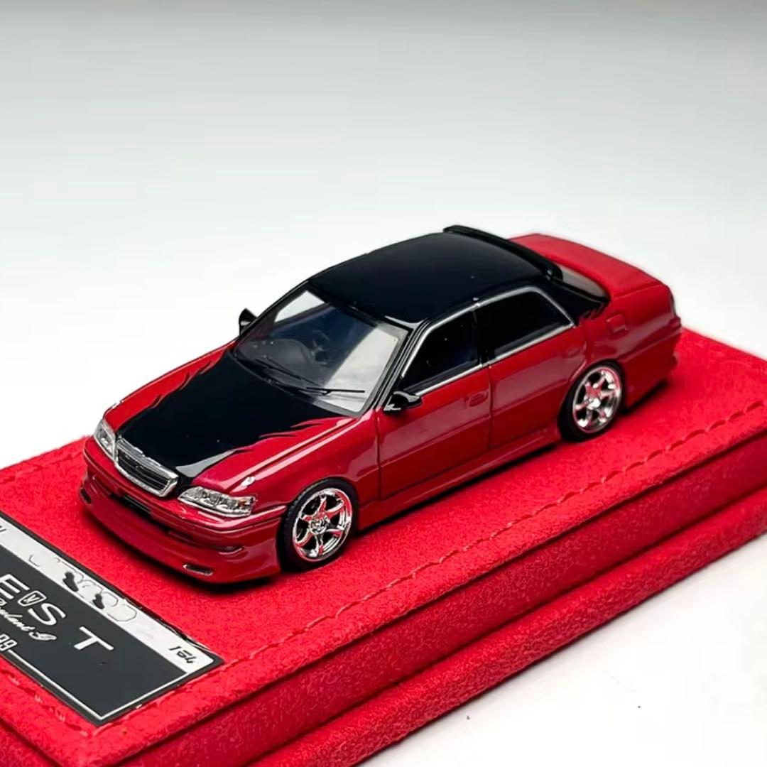 MORTAL 1/64 トヨタ クレスタ JZX100 カスタム レッド - メルカリ