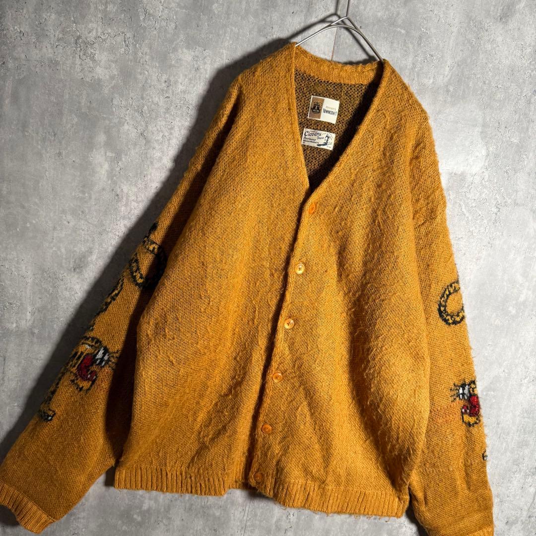 ⭐️希少⭐️クローバル × タウンクラフト カーディガン タイガー