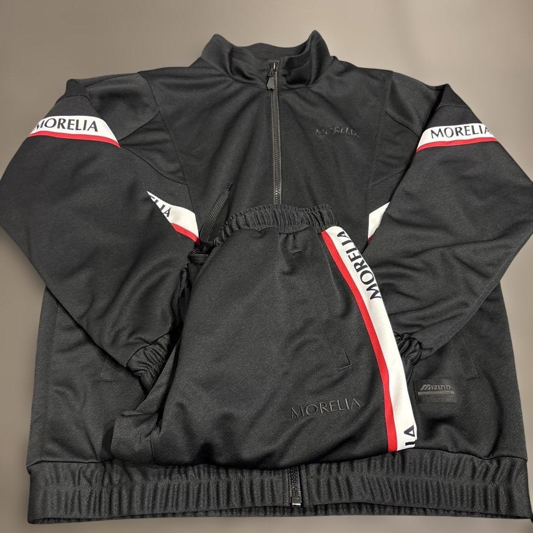 Mizuno MORELIA ブラックジャージ MIZUNO ミズノ MORELIA トラックジャケット(ブラック) P2MCC05509