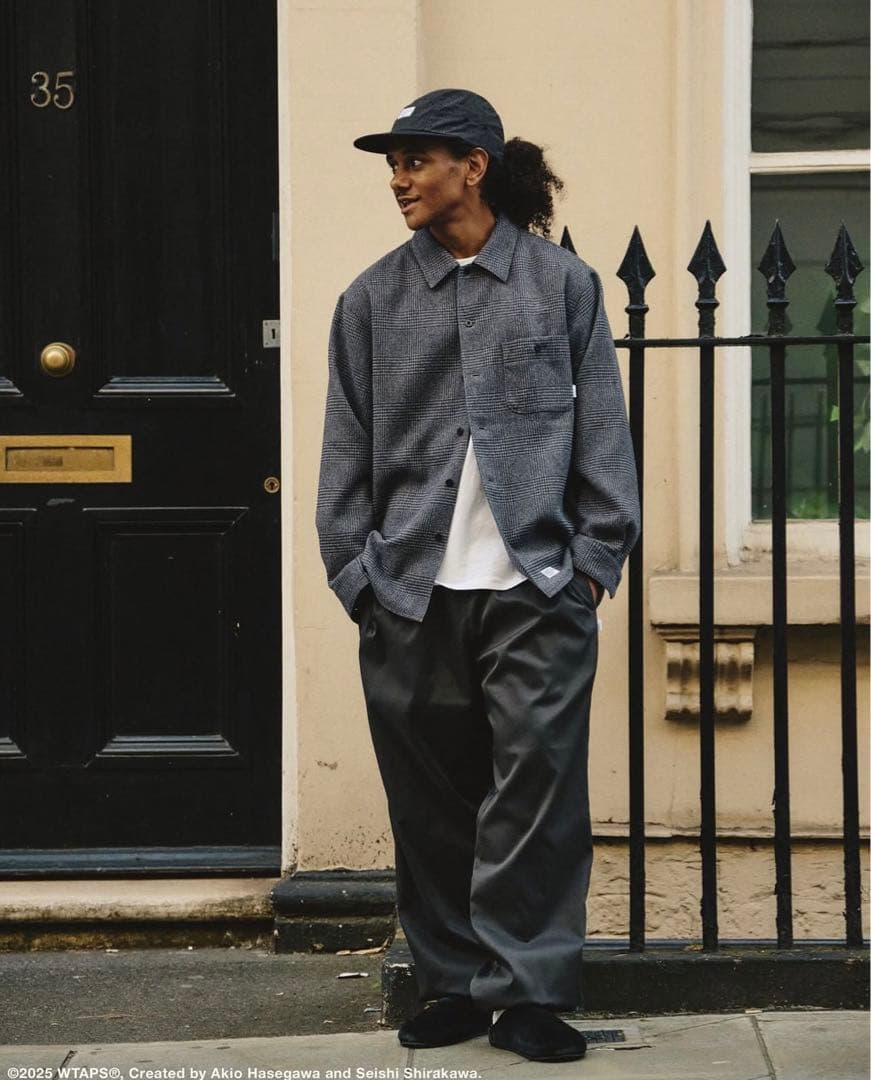 WTAPS CRUMB/ LS /POLY.TWEED.TEXTILE GRAY - メルカリ