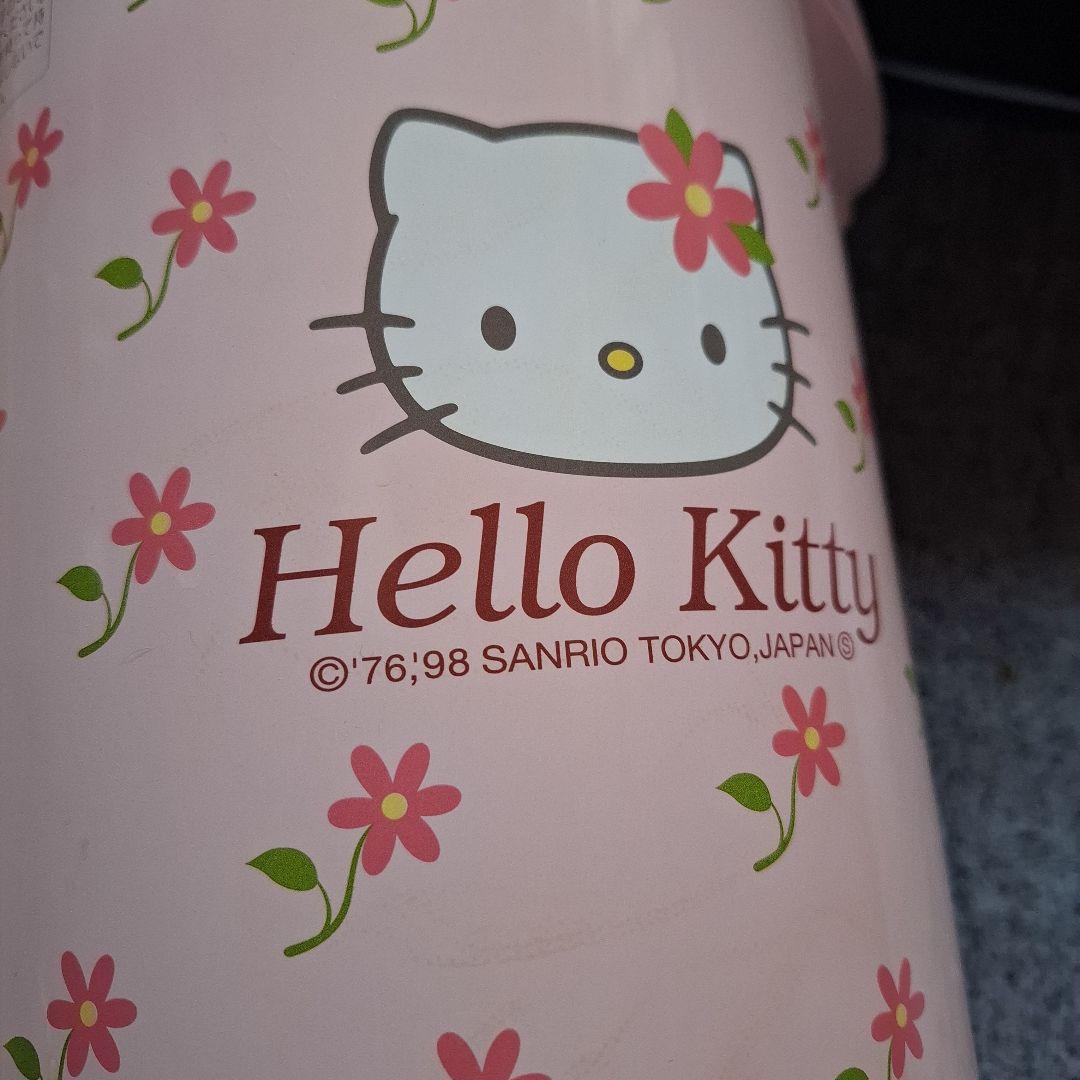 平成レトロハローキティ テーブルポット．保温ポット,バック