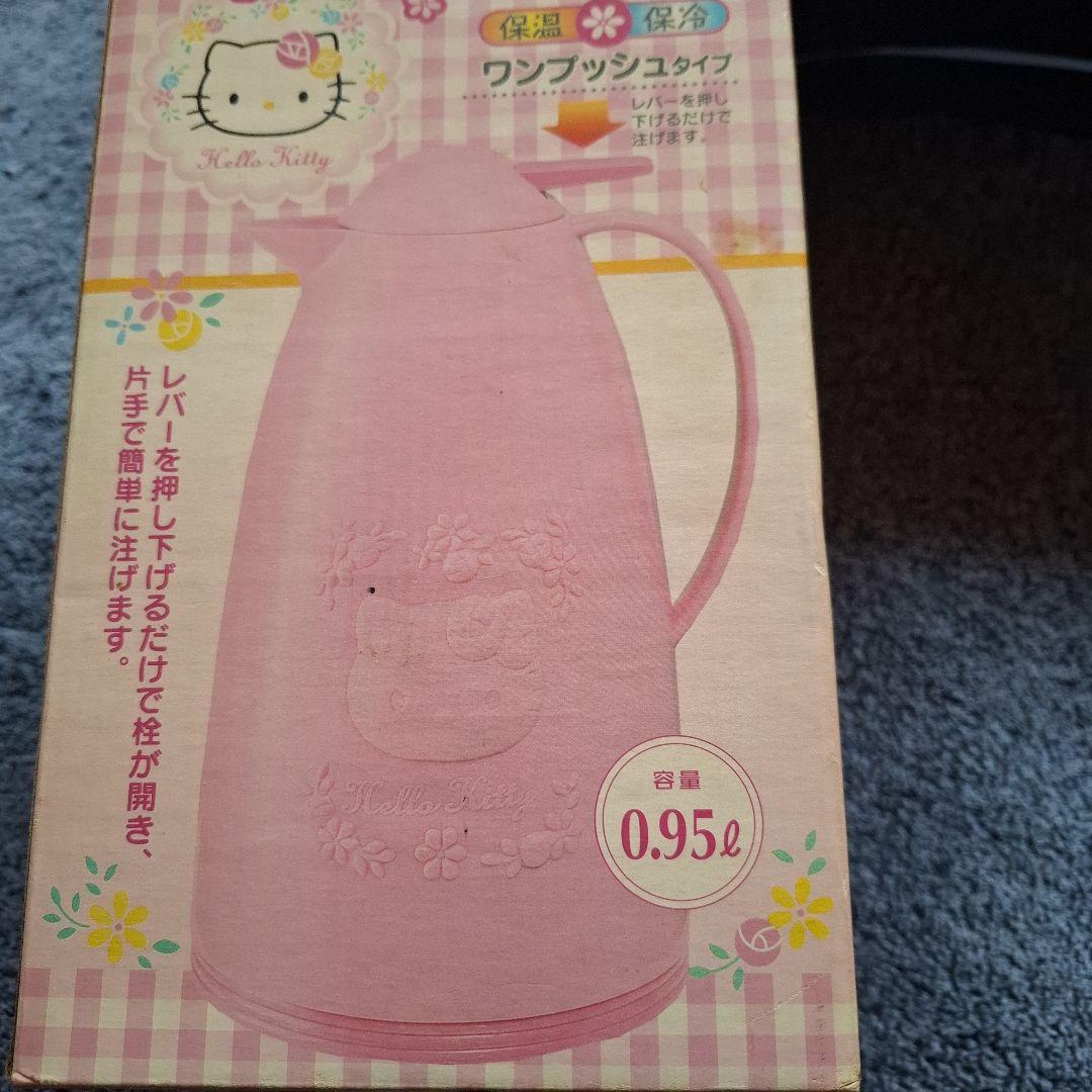 平成レトロハローキティ テーブルポット．保温ポット,バック