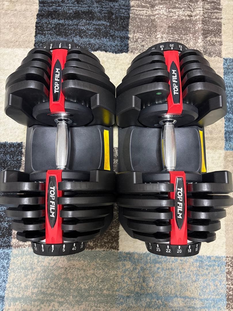 引き渡し】TOPFILM ダンベル可変式 40kg 2個 ベンチプレス 筋トレ