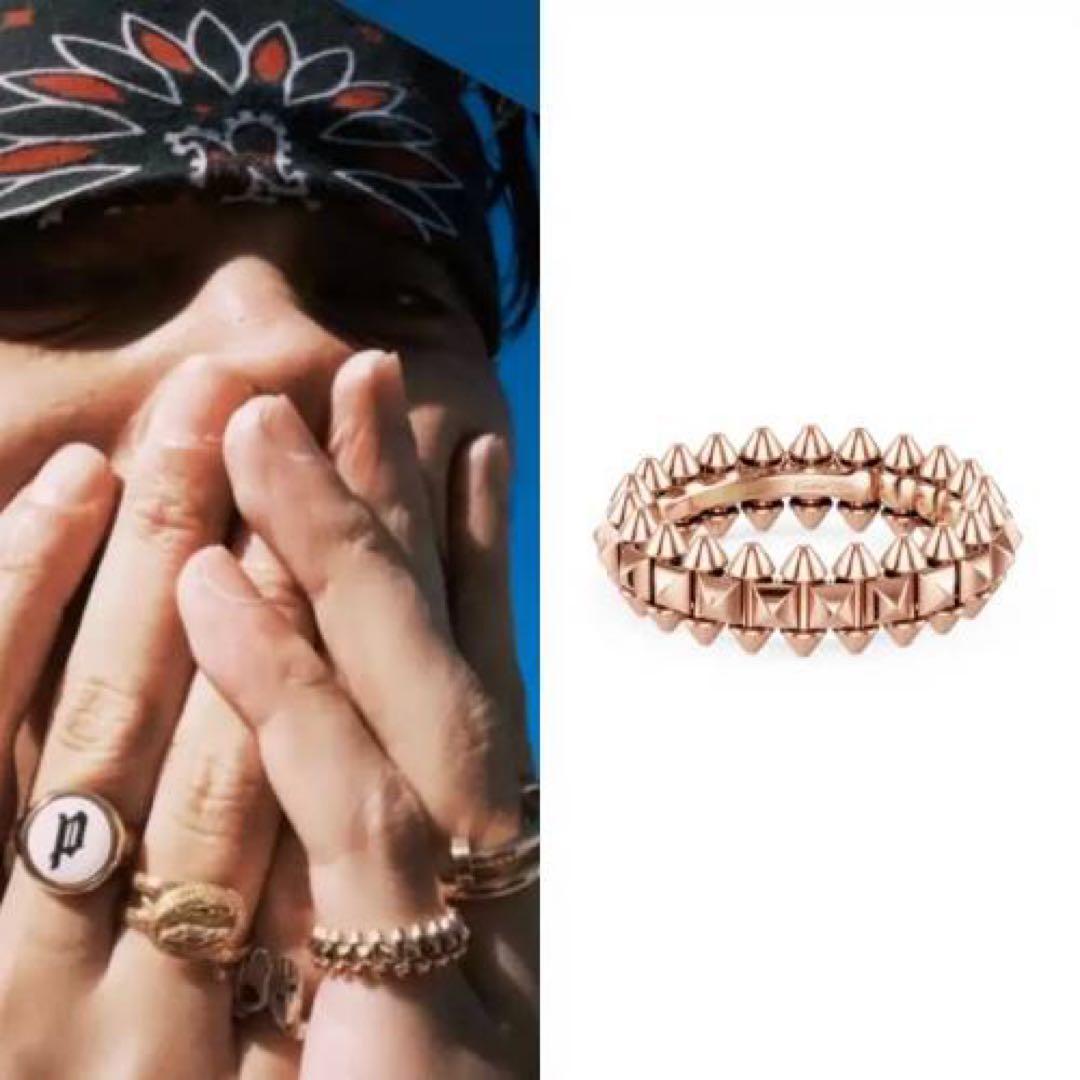 常田大希着用 リング ゴールド 16号 17号 指輪 常田大希 金 - メルカリ