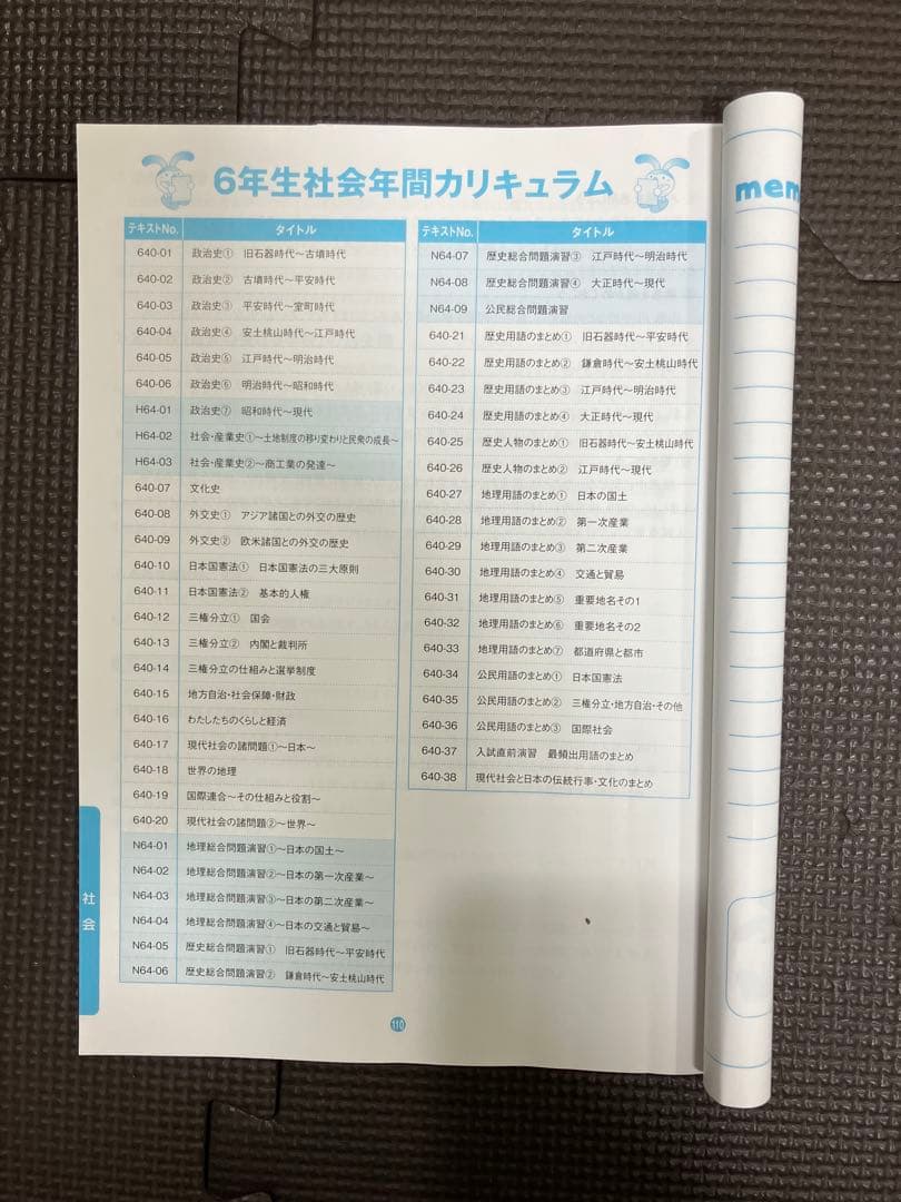 サピックス 6年 社会 デイリーサピックス 1-38 平常授業 2023年受験