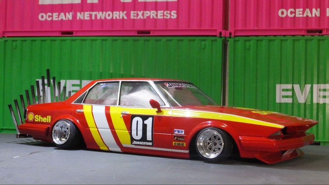 1/20 GX61　マークII ツインカム24 福岡仕様　道東仕様　ノンスリ