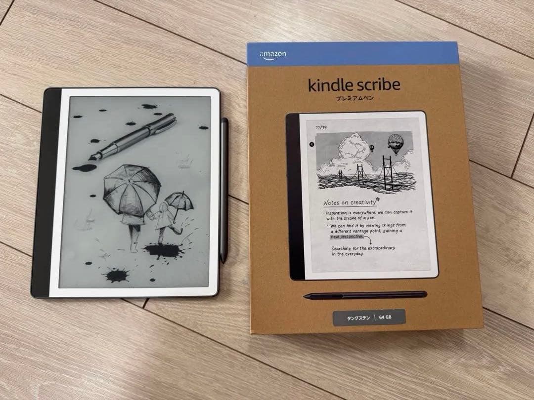 Kindle Scribe 2024 64GB 本体 スタイラスペン付き Amazon.co.jp: Kindle Scribe Notebook Design - 10.2インチ