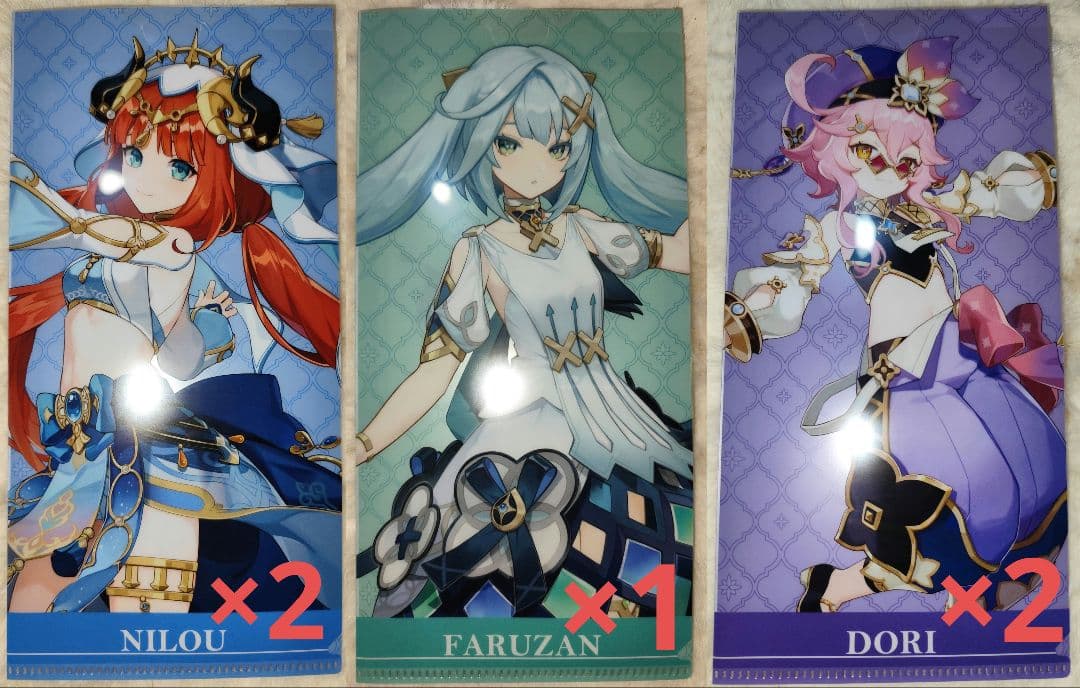 原神 GIGO チケットクリアファイル 5枚セット - メルカリ