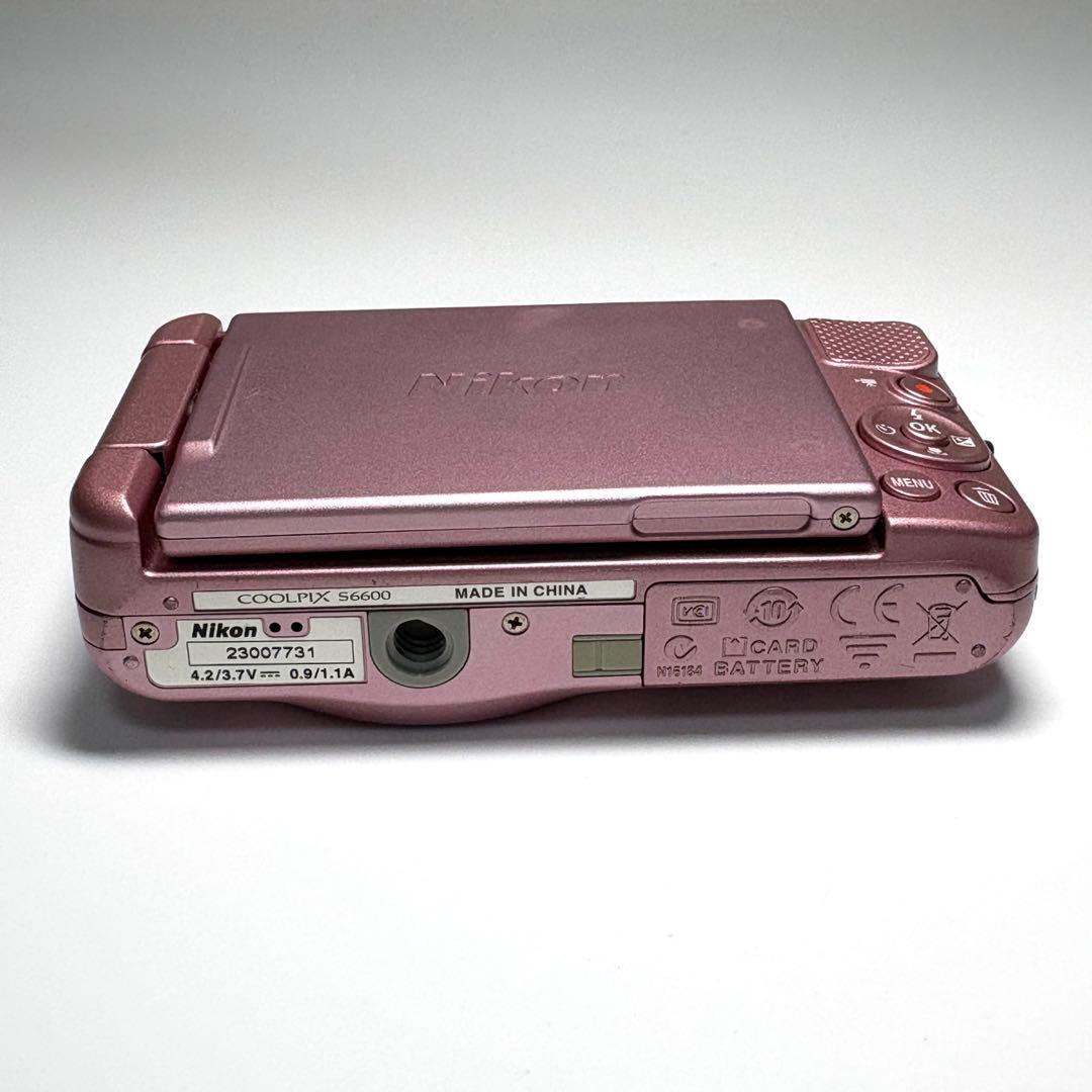 ニコン COOLPIX S6600 ピンク バリアングル液晶 動作品 - メルカリ