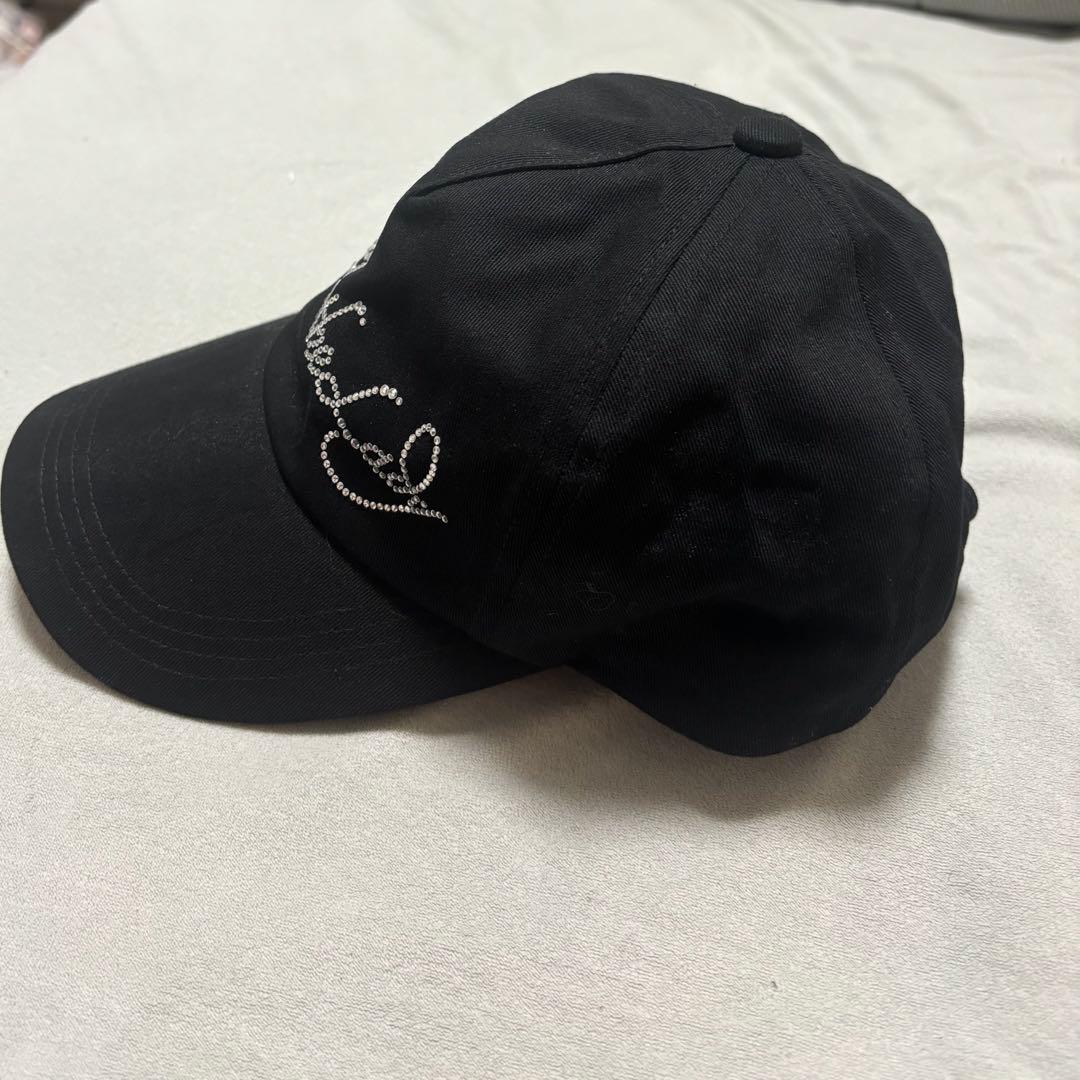 melt the lady メルトザレディ logo cap black｜MELT THE LADY “M” CAP