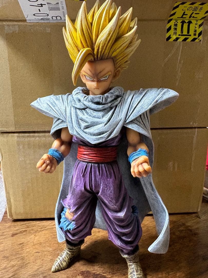 孫悟飯　リペイント　フィギュア ドラゴンボール 出陣 孫悟飯 超サイヤ人2 フィギュア リペイント