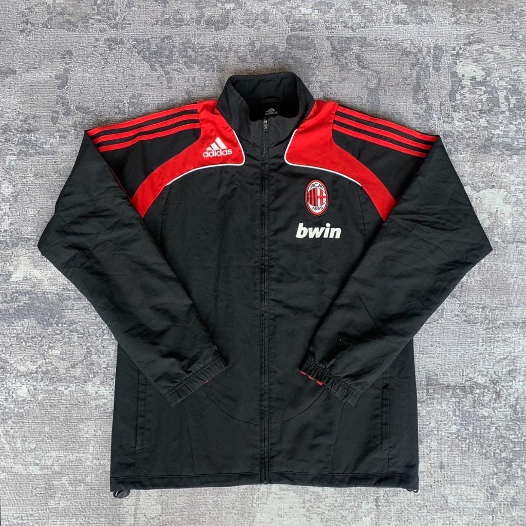 菅田将暉着用】アディダス ACミラン セットアップ 刺繍ロゴ 00S 黒 赤