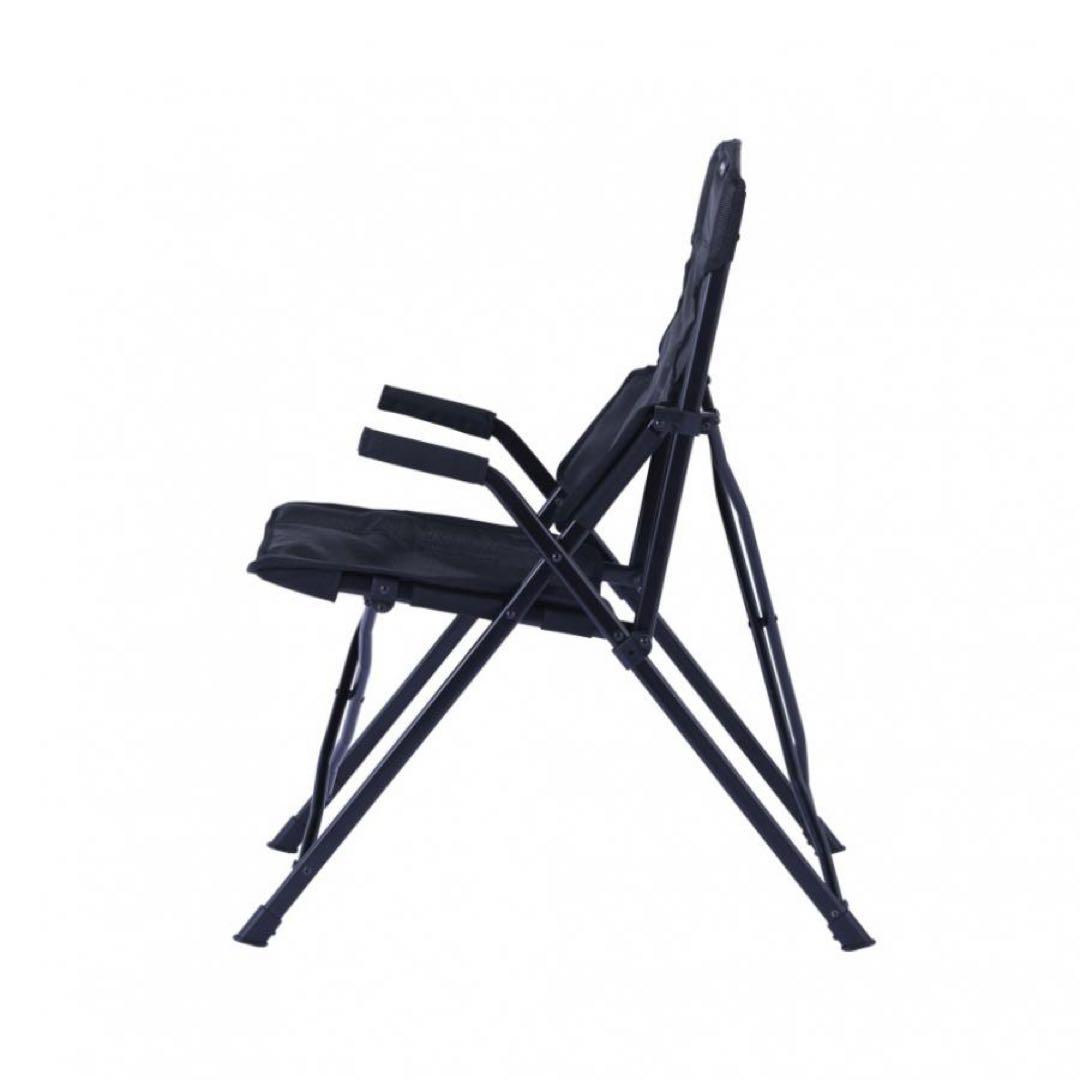 ロゴス ラグジュアリーチェア ブラックメッシュ 二脚セット キャンプ 新品