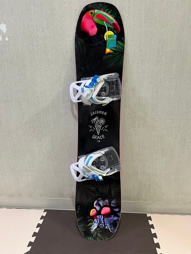 ボードセットBurton スノーボードブーツ 子供用 ピンク/ターコイズ