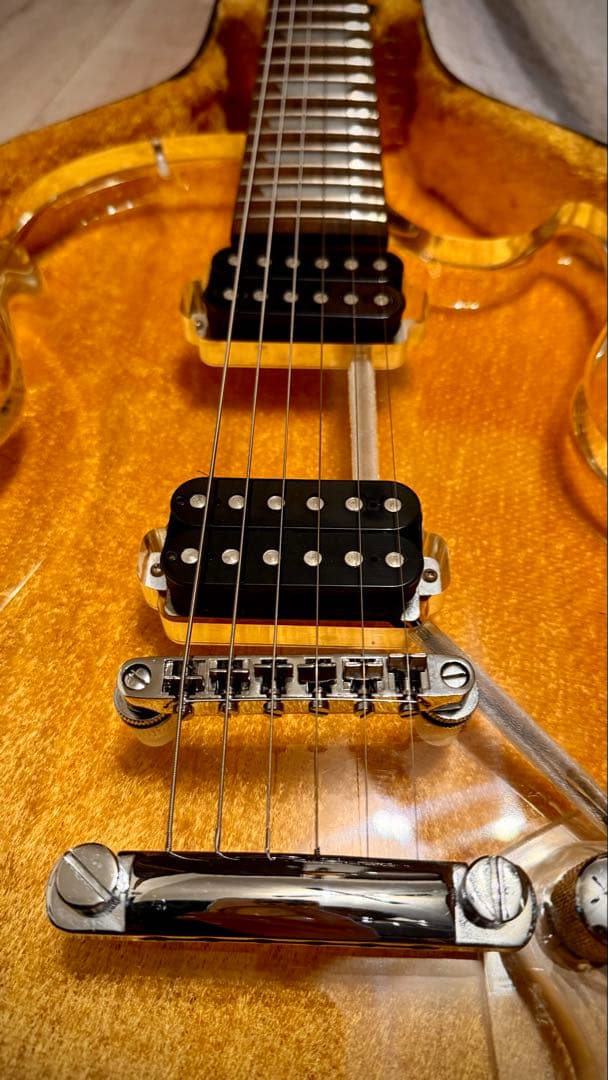 レア・透明】アクリルレスポール - メルカリ