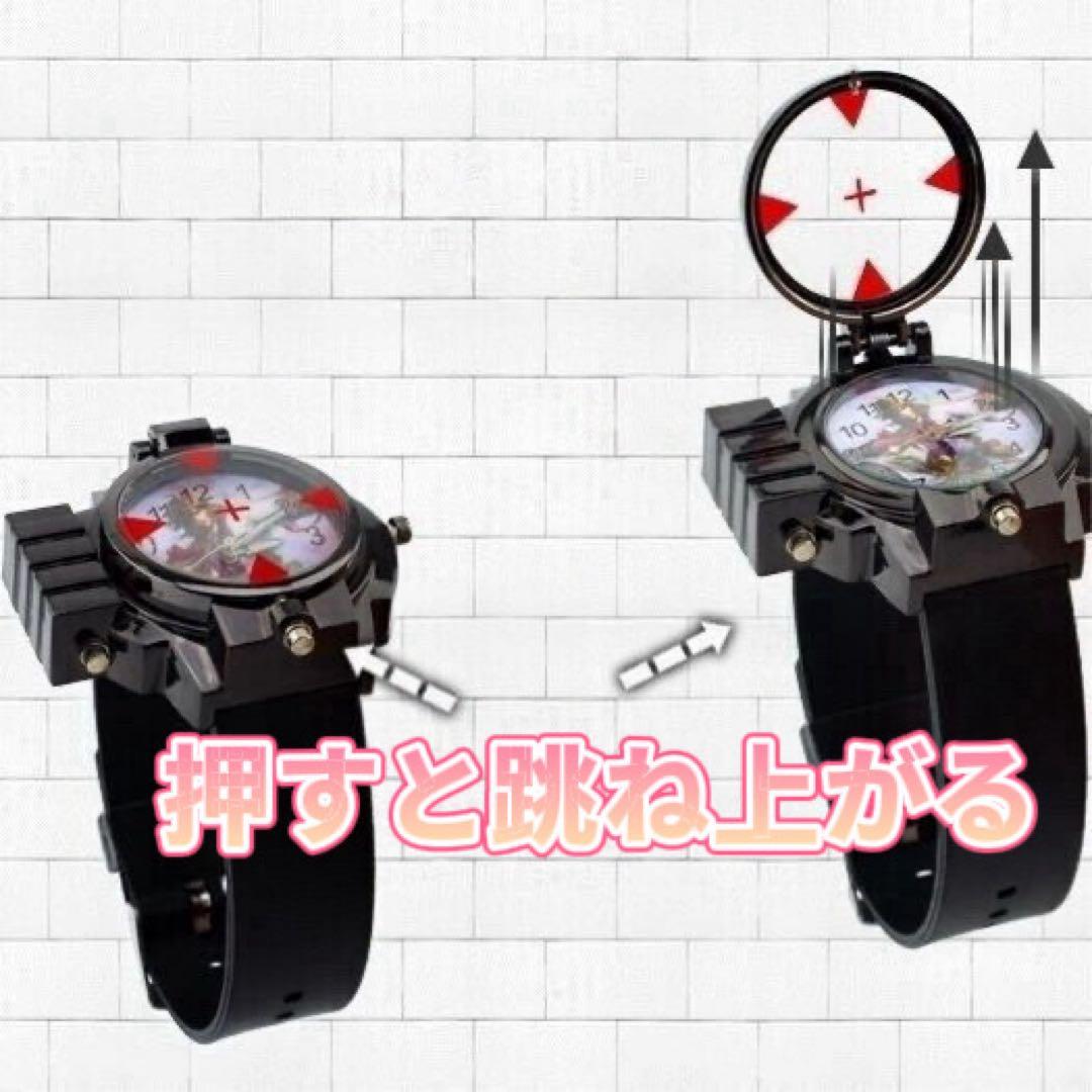 《2個セット割》【七色フラッシュライト付】コナン金属製時計型麻酔銃 予備電池付