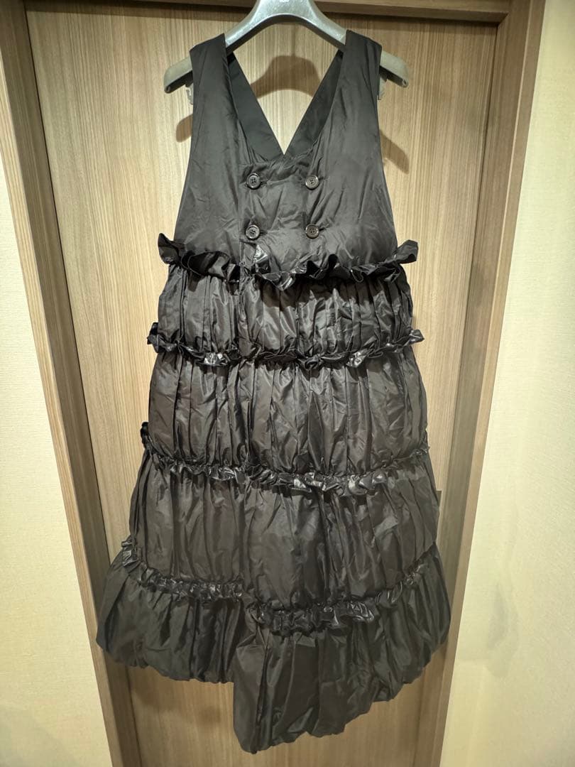 noirkeininomiyaケイニノミヤダウンワンピース黒フリル - メルカリ