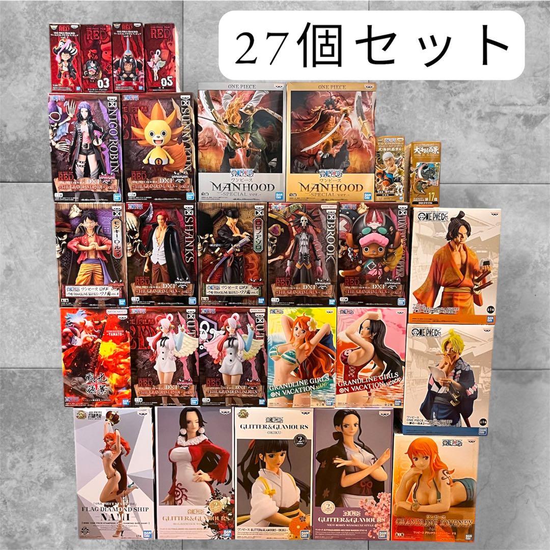 ワンピース フィギュア まとめ売り ルフィ ハンコック ウタ シャンクス