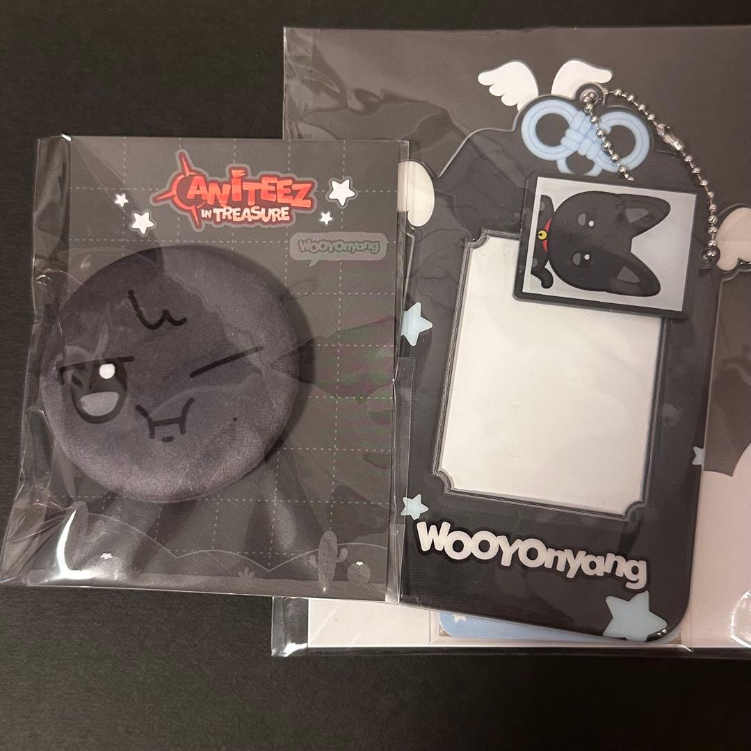 ATEEZ ANITEEZ ウヨン ウヨニャン 缶バッジ トレカケース - メルカリ