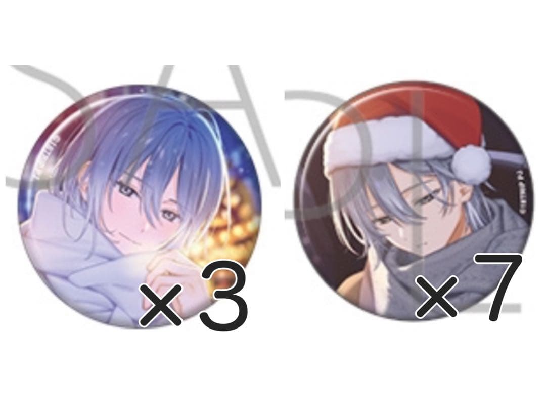 あんさんぶるスターズ！！ 七種茨 ハート型缶バッジ 96点 セット