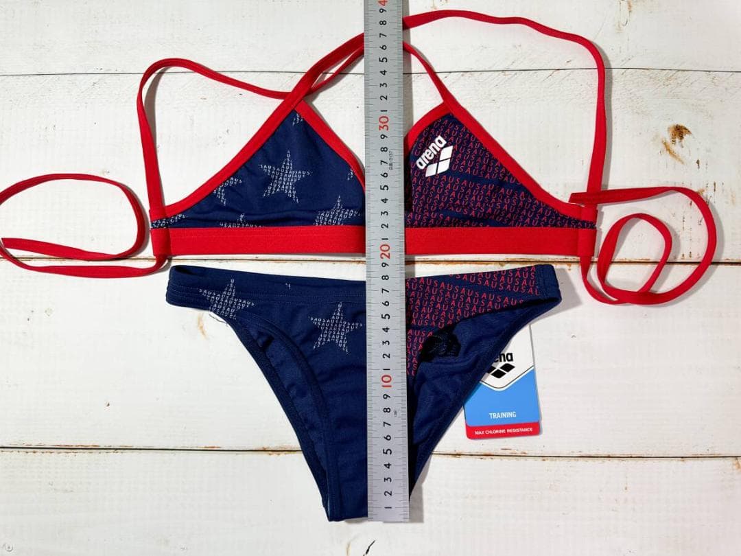 Arena ビーチバレー ビキニ ツーピース Navy 海外26 - メルカリ