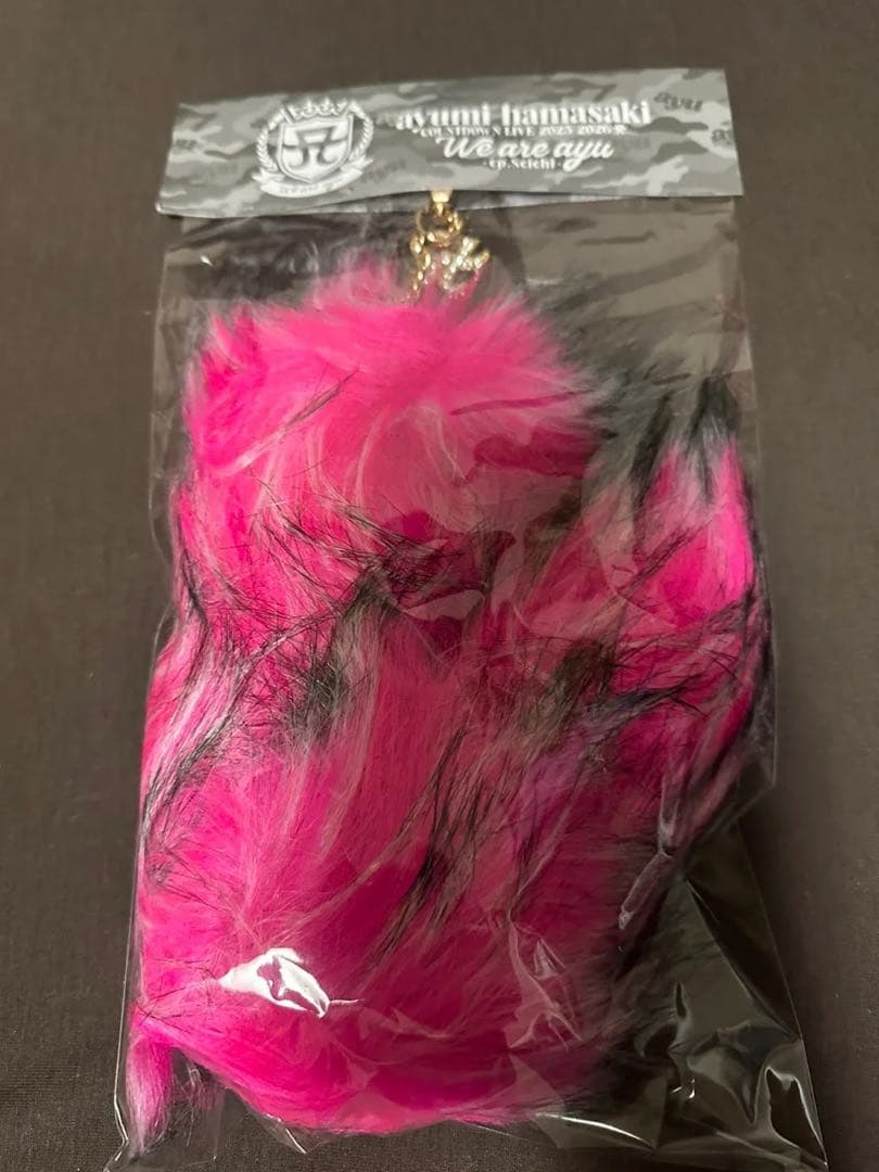 浜崎あゆみ テールチャーム ピンク しっぽ カウコン