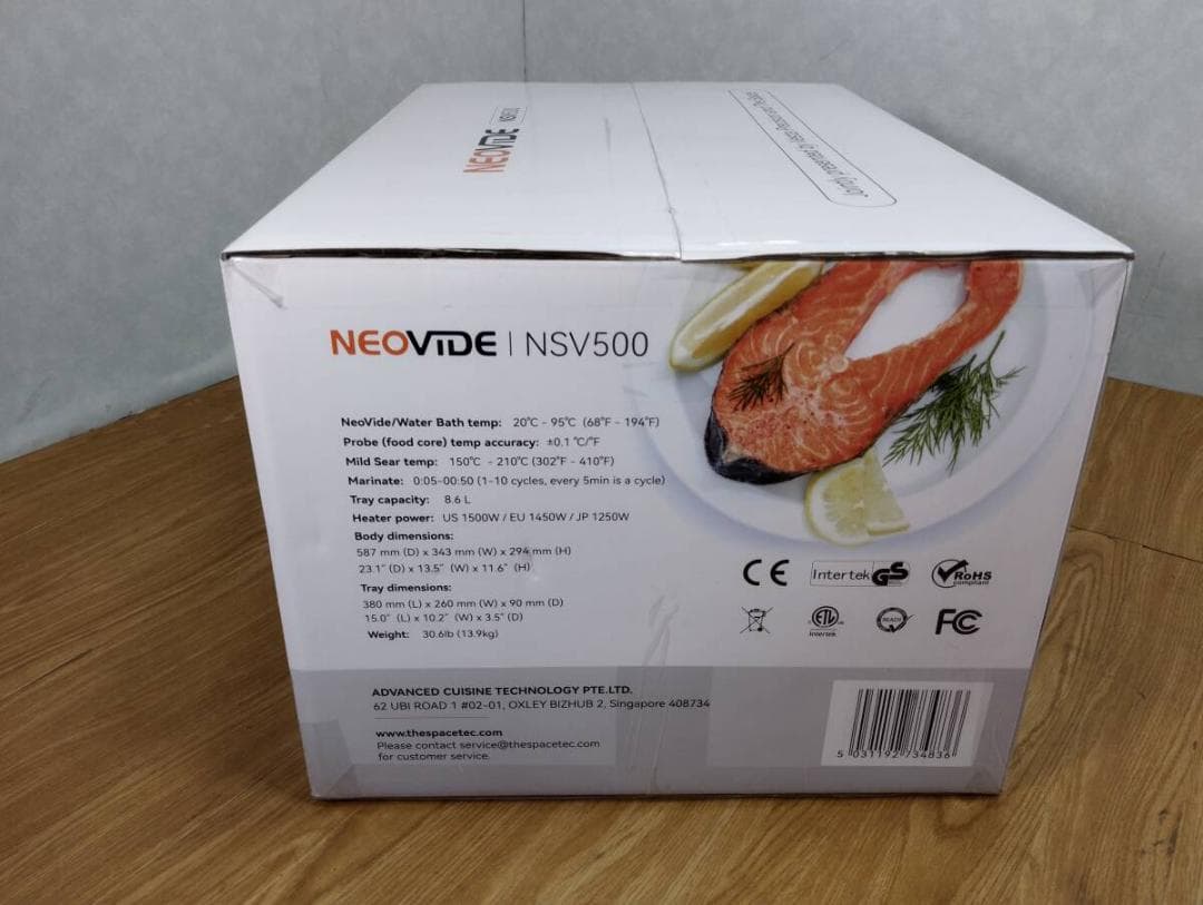 ★★652　NEOVIDE 真空低温調理器 NSV500　新品未開封品