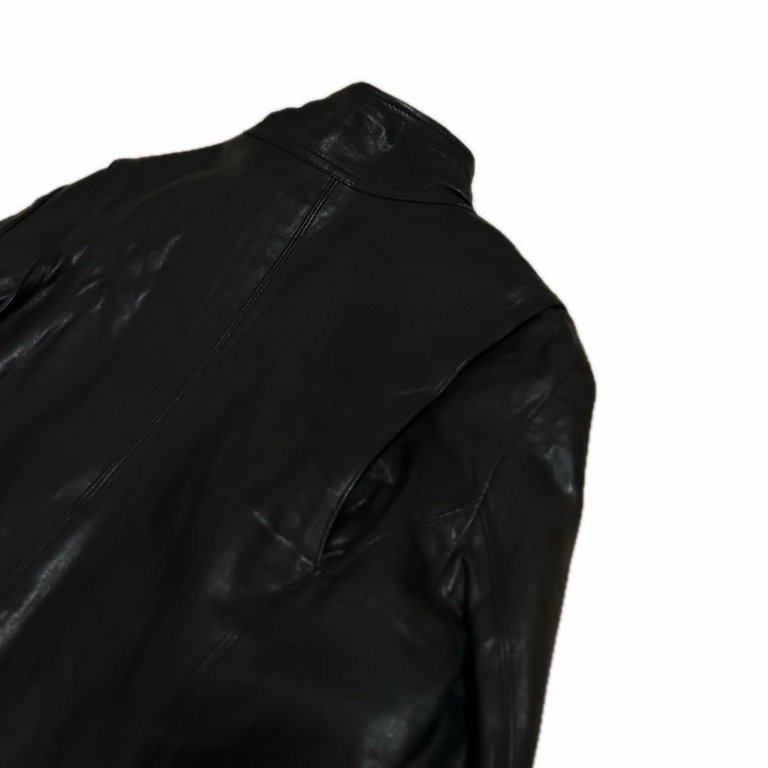 00s FUGA Zip Design Leather Jacket y2k - メルカリ
