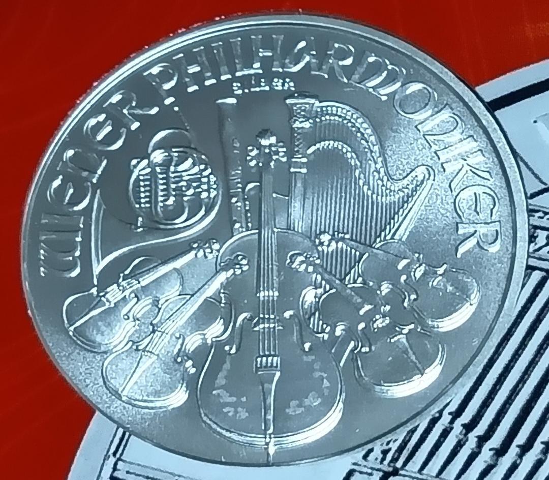ウィーン・フィル 1オンス銀貨 2008年初年発行 田中貴金属オリジナル