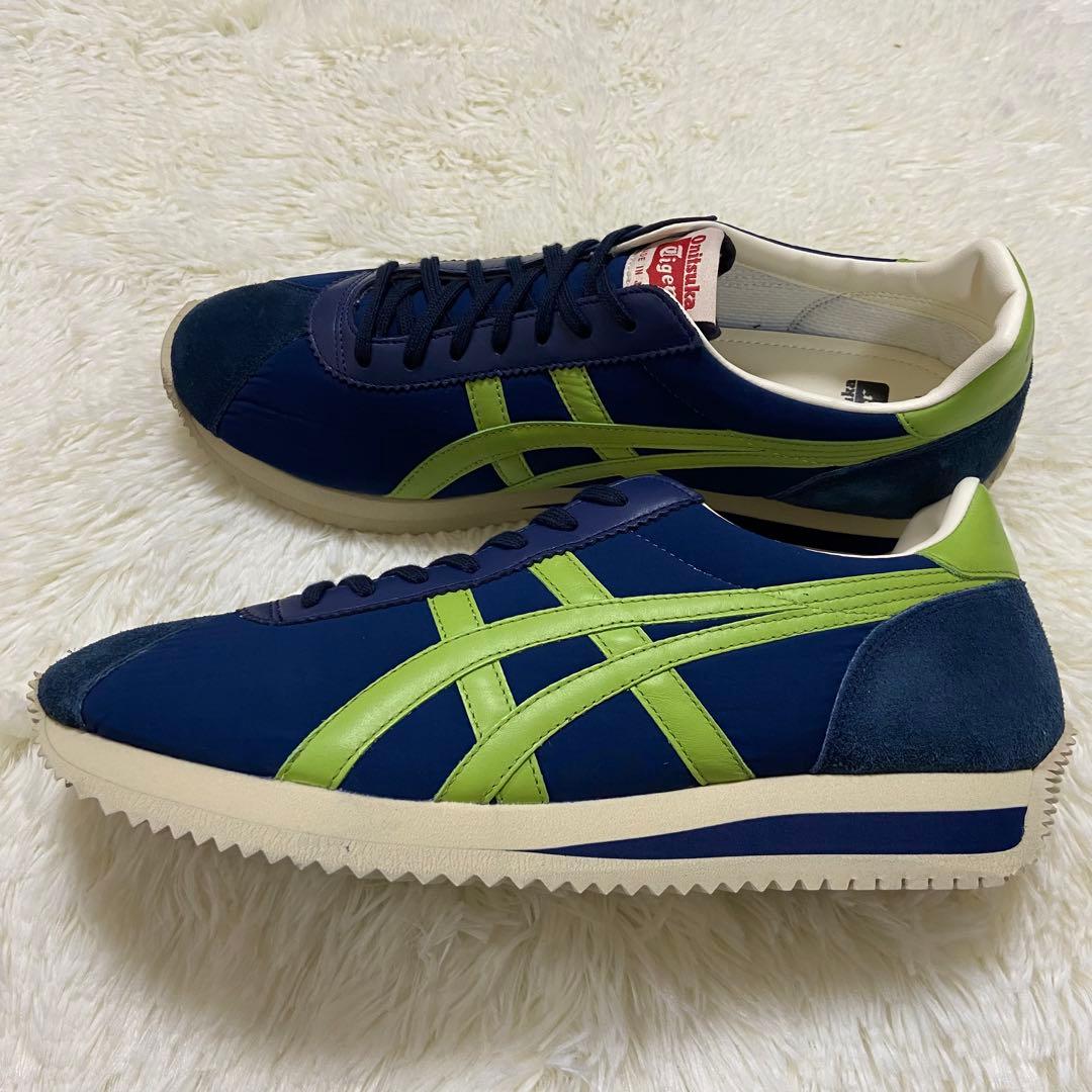 新品未使用✨ オニツカタイガー 日本製 MOAL 77 NM ネイビー×グリーン