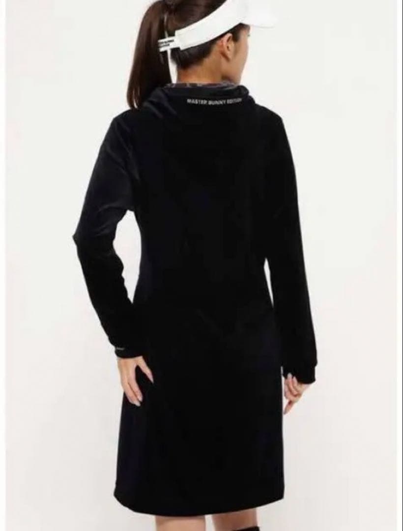 ⭐️ほぼ新品⭐️マスターバニー ベロア パーカーワンピース フーディ