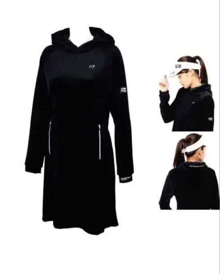 ⭐️ほぼ新品⭐️マスターバニー ベロア パーカーワンピース フーディ