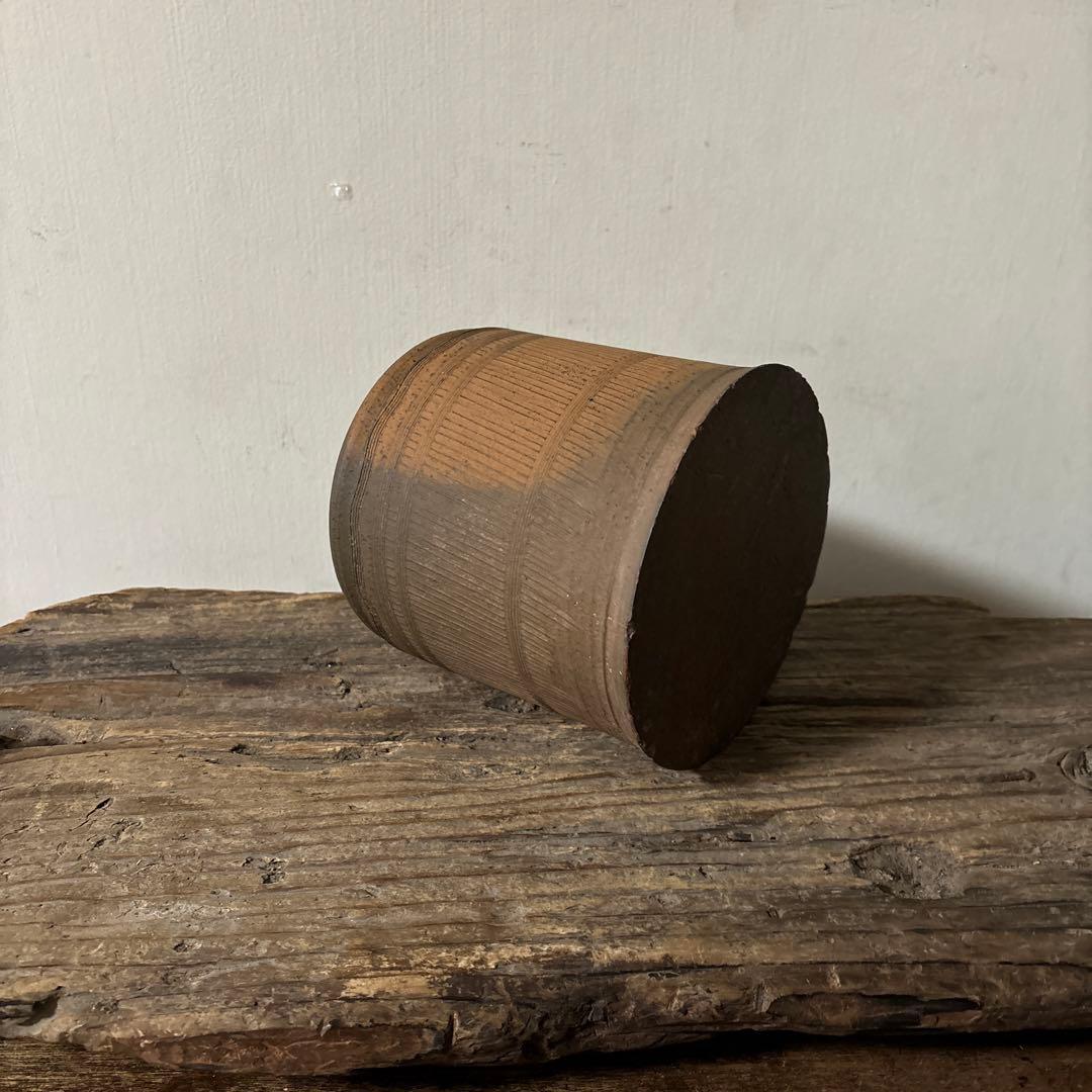 南蛮縄簾水指 茶道具 古民芸 骨董 古道具 アンティーク 方丈唯心 検:李