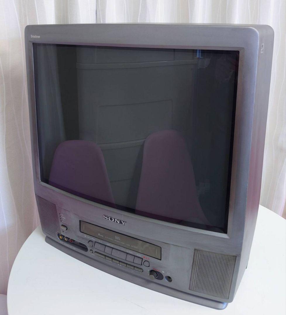 まもなく値上げ！SONY ブラウン管テレビビデオ KV-21SVT1 - メルカリ