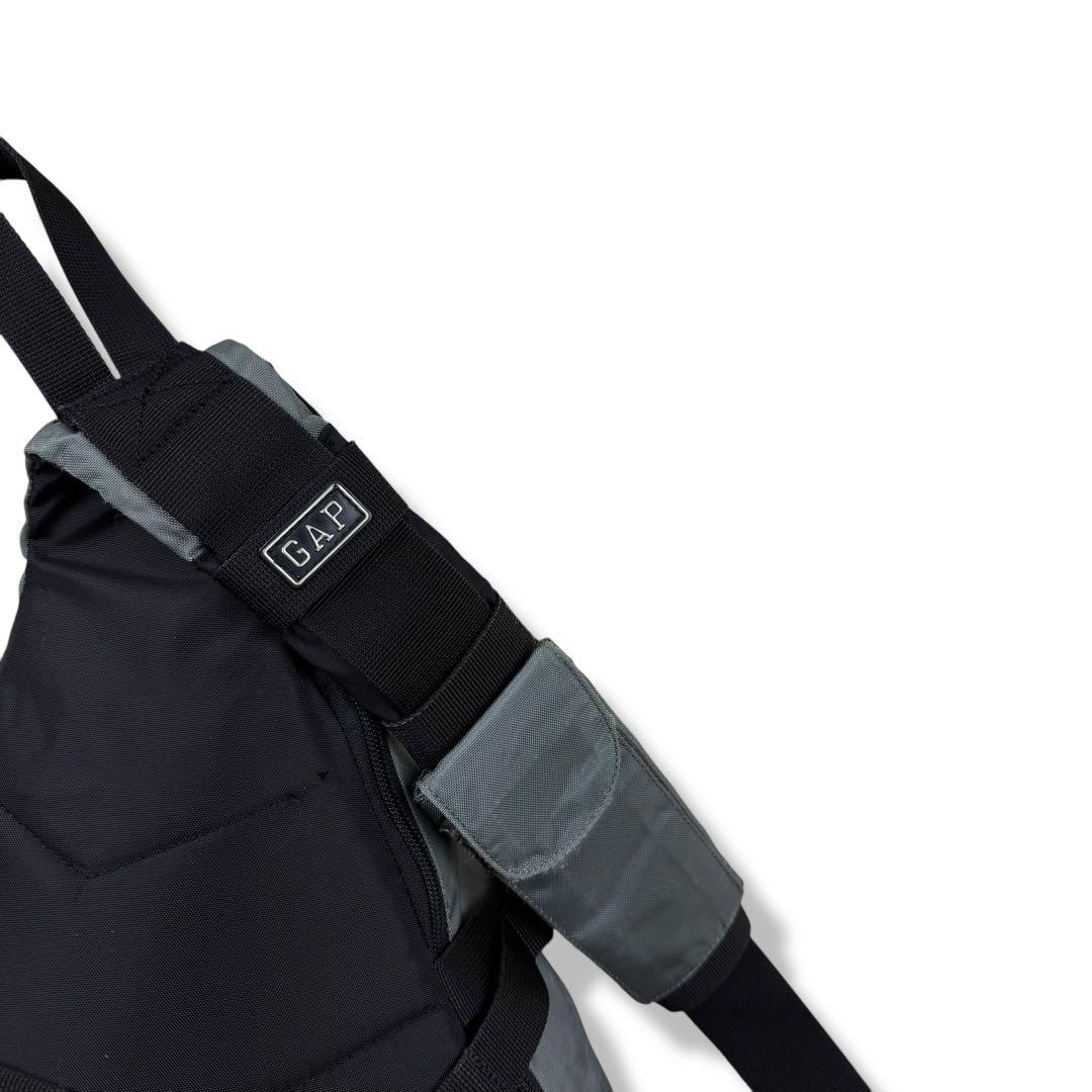 00s Y2K GAP オールドギャップ スリングバッグ ワンショルダー グレー