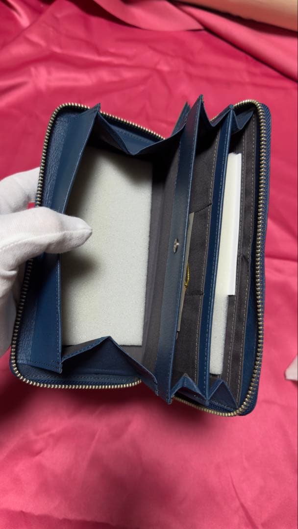 たかひろさま専用 迷彩柄 ネイビー 長財布-数々の賞を受賞