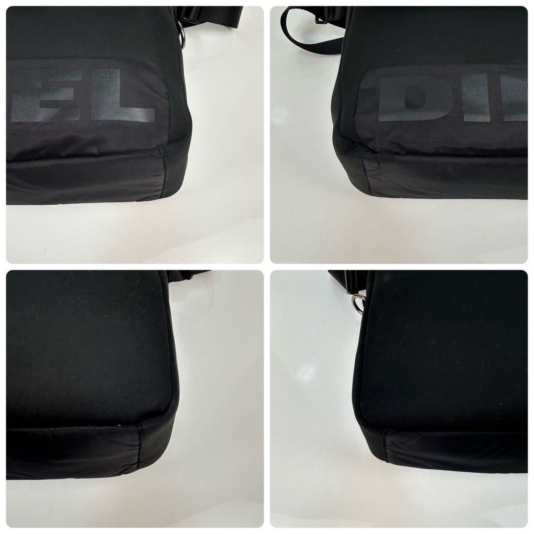 未使用級 DIESEL メッセンジャーバック クロスボディー A4収納 黒の