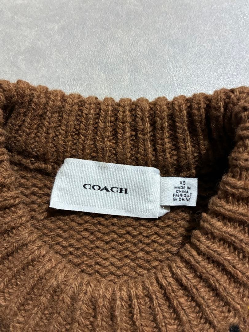 こまこま様専用 美品☆コーチ インターシャスキー セーター ペンギン