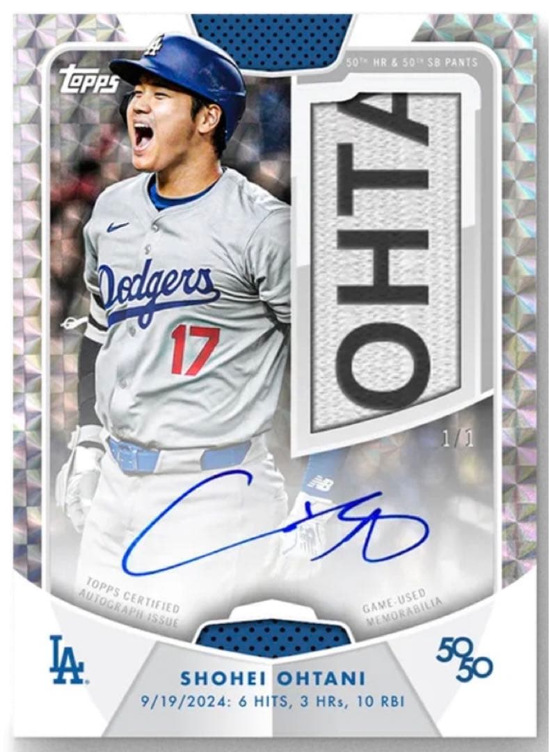 2024 Topps 50/50: 大谷翔平10-Pack Box - メルカリ