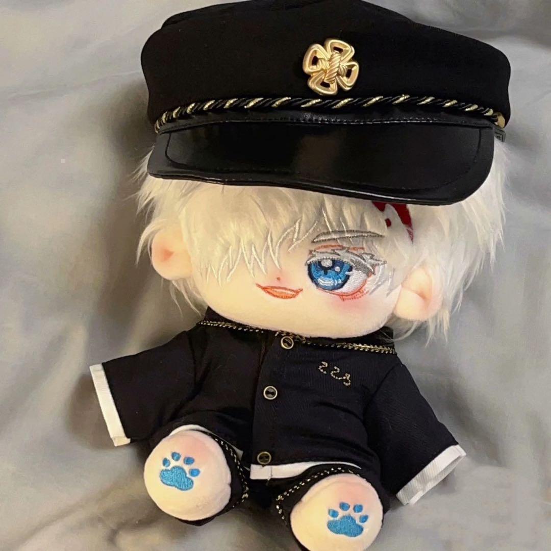 骨あり激レア♪】韓国風♪ 着せ替えぬいぐるみ 20cm 五条悟 呪術廻戦