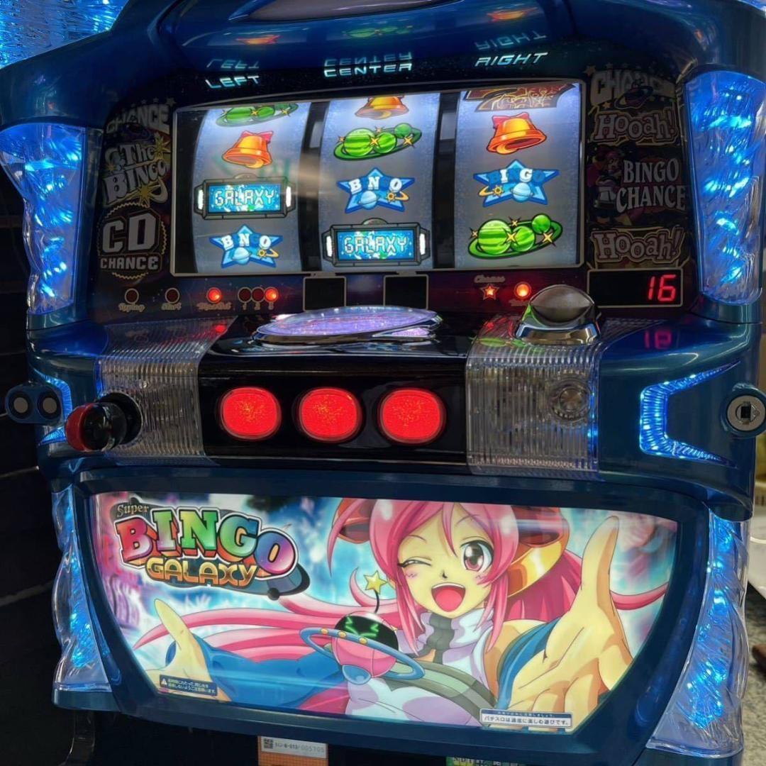 【パチスロ実機】ベルコ★スーパービンゴギャラクシー 【不要機付】