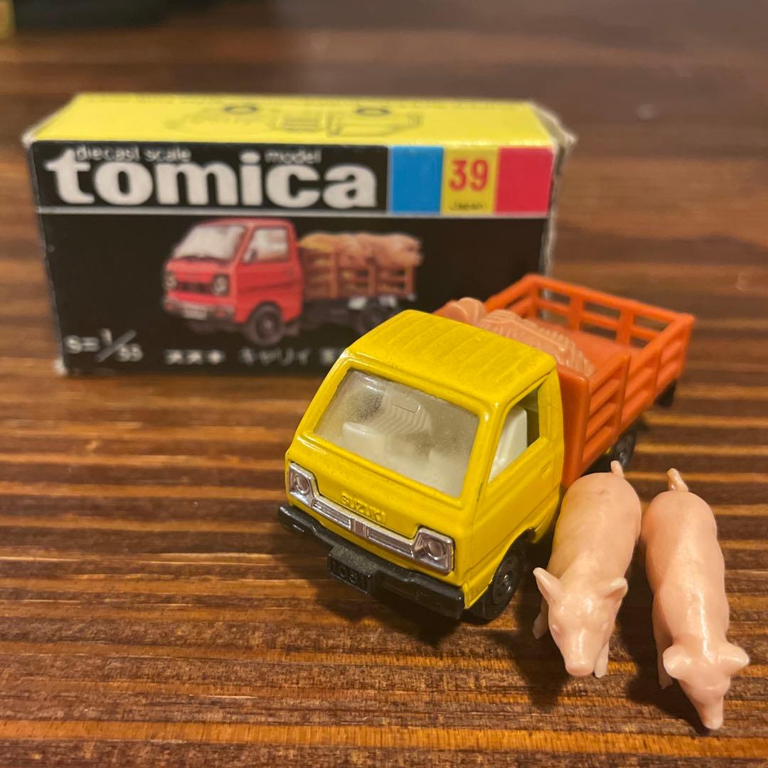 トミカ 黒箱 39 スズキ キャリー 家畜運搬車 - メルカリ
