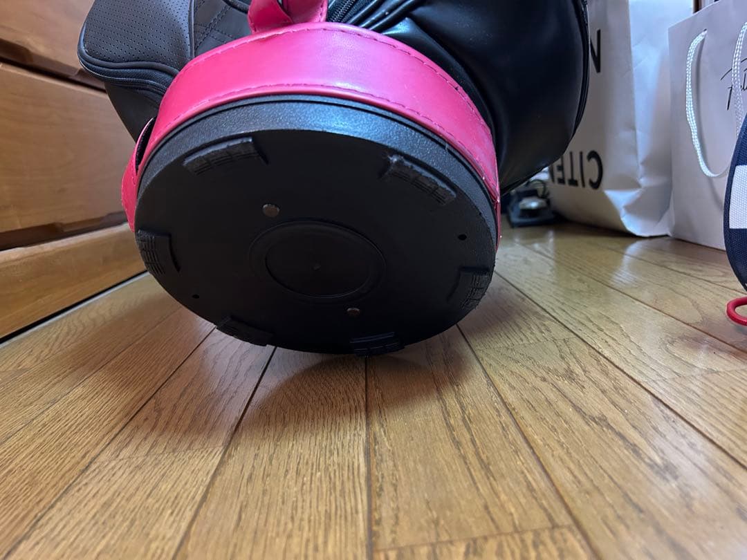 Mizuno レディース キャディバッグ 黒 ピンク