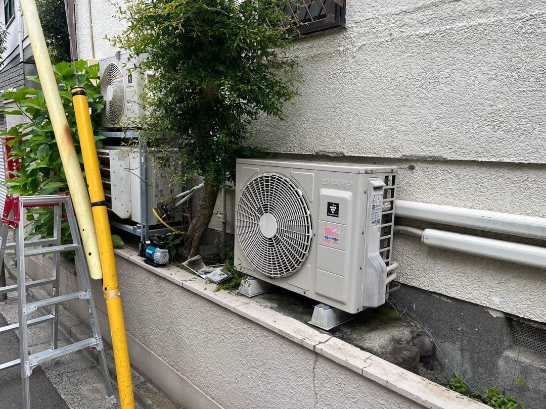 エアコン取付 標準工事チケット エリア大田区近辺 世田谷区港区品川区目黒