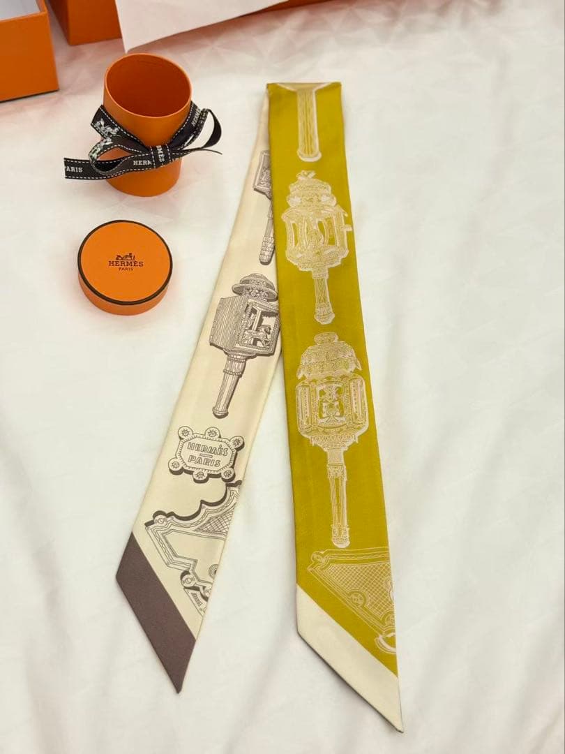 新品未使用 HERMES ツイリー 《メルヴェイユーズ・ランタン》hi