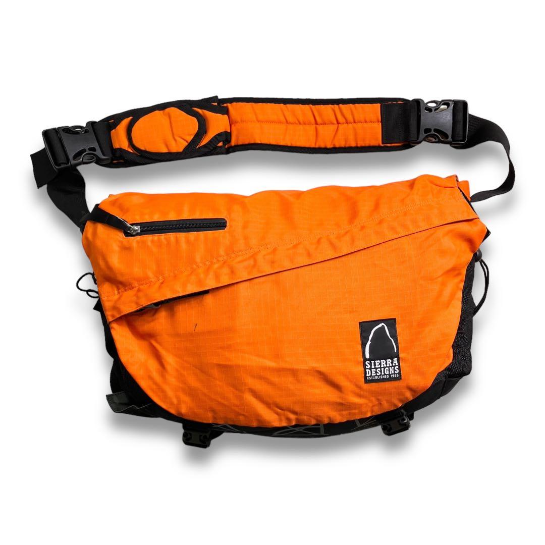 00s Y2K シエラデザイン メッセンジャーバッグ ギミック オレンジ