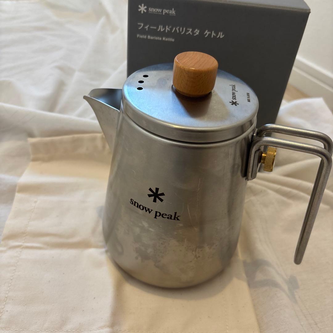 [日本製] スノーピーク　フィールドバリスタケトル　CS-115 ステンレス Amazon | スノーピーク(snow peak) フィールドバリスタ ケトル CS-115R