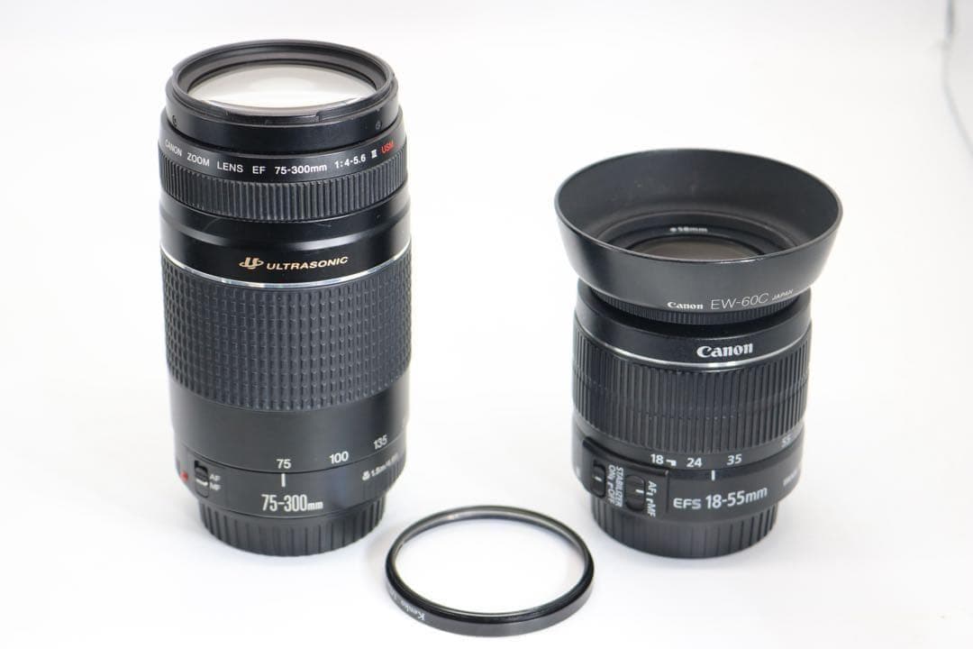 美品 【Canon EOS Kiss X7 ダブルレンズセット】 安心保証あり - メルカリ